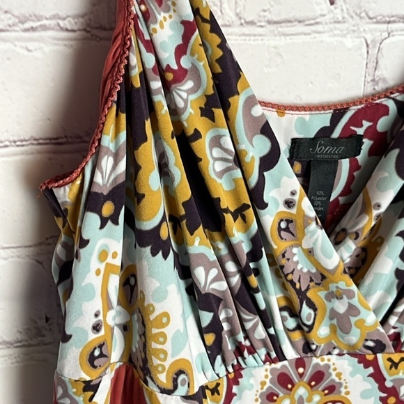 Soma Jersey Boho Print Maxi Dress - Picture 4 of 14